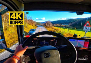 【4K60帧】真实欧卡第一视角：驾驶沃尔沃FH540重卡穿越挪威龙达讷 | 作者：KG Norway Truck Driver